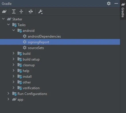 تصویر Debug SHA1 Fingerprint
