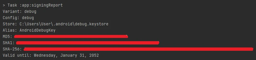تصویر نتیجه signingReport